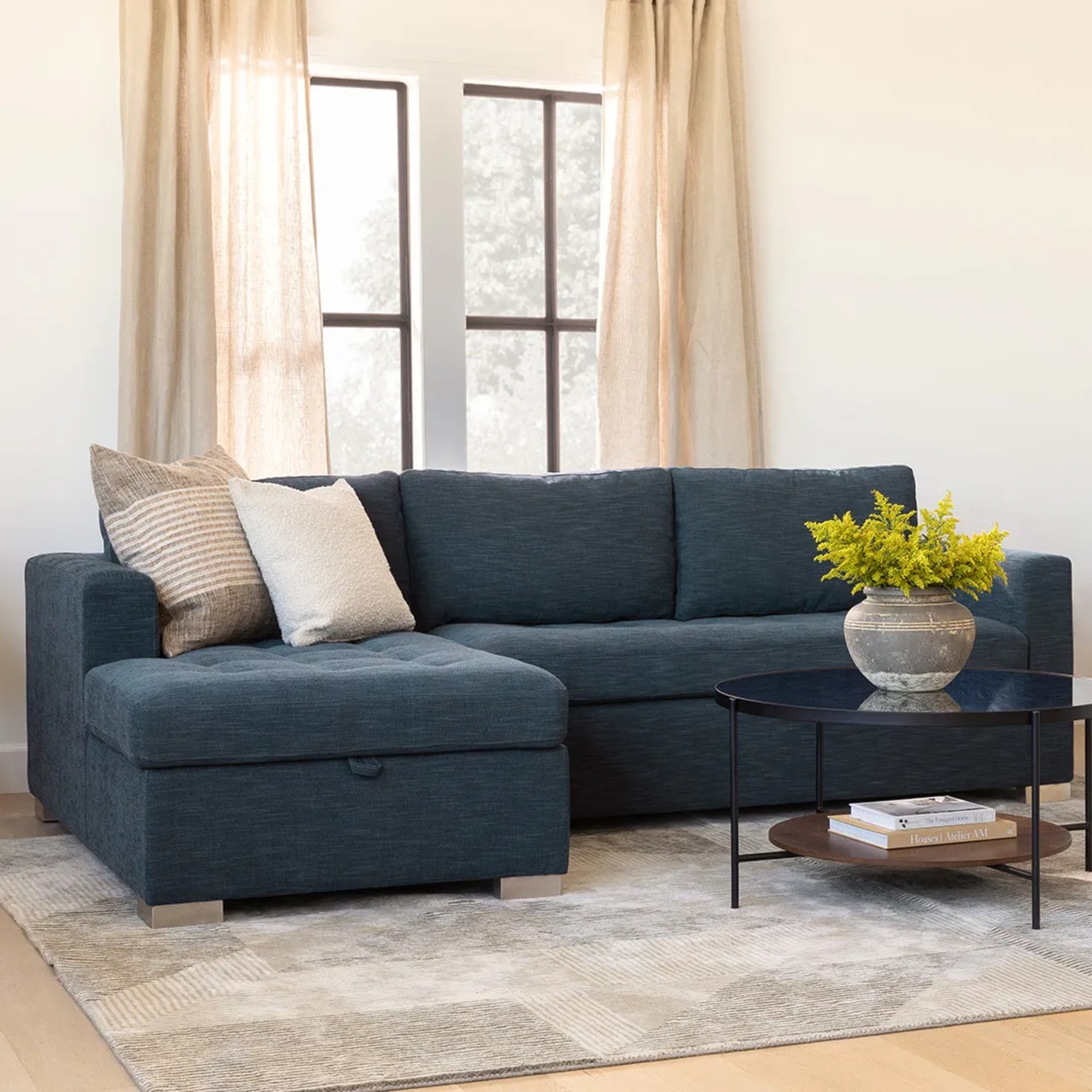 Article Soma 105" Left Sleeper Sectional - image-9
