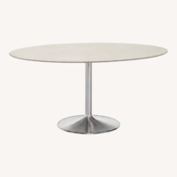 Room & Board Aria White Dining Table