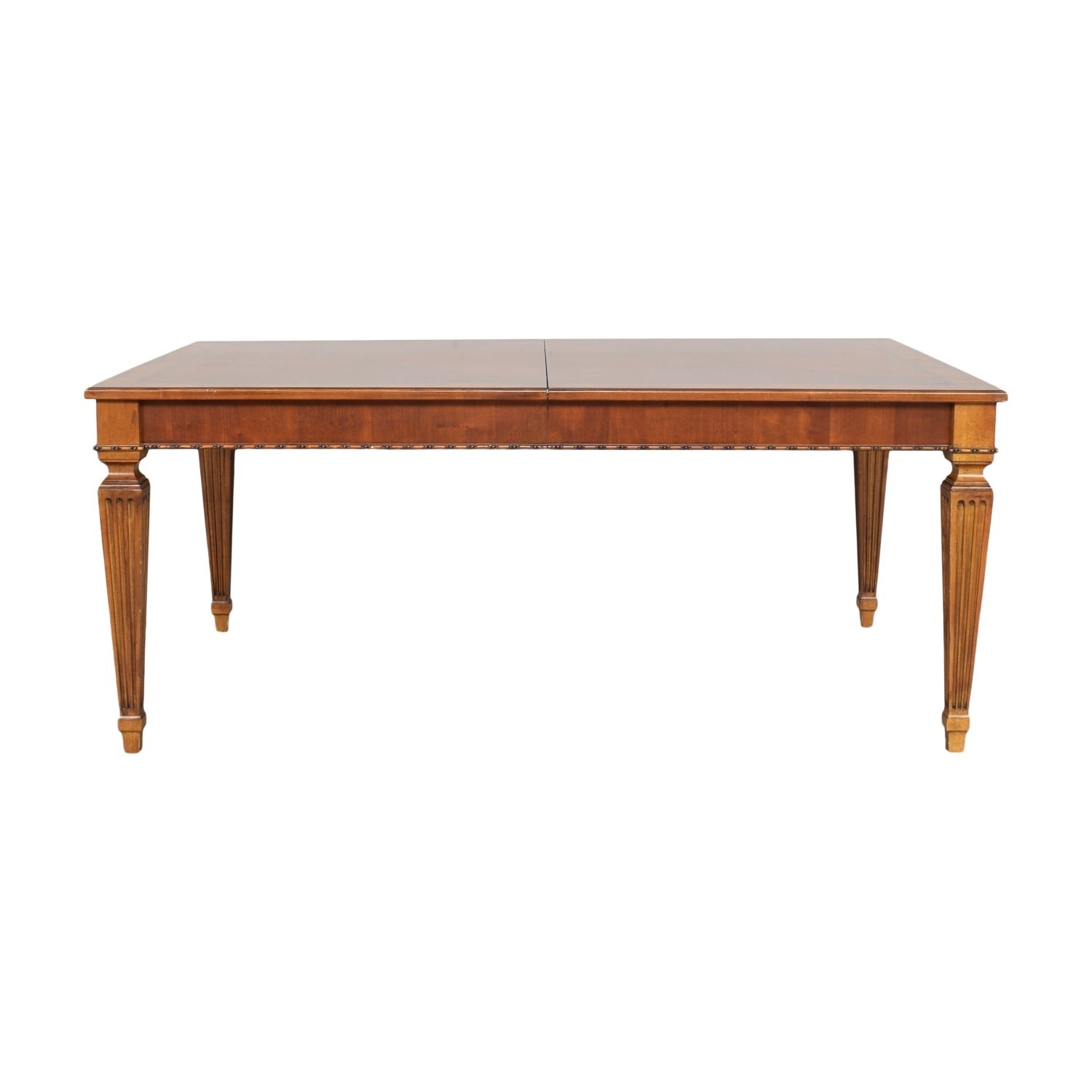 Ethan Allen Dark Brown Wood Dining Table - image-6