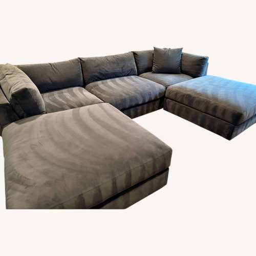 Used Macy’s Aryanna Charcoal Grey Modular Sofa  for sale on AptDeco