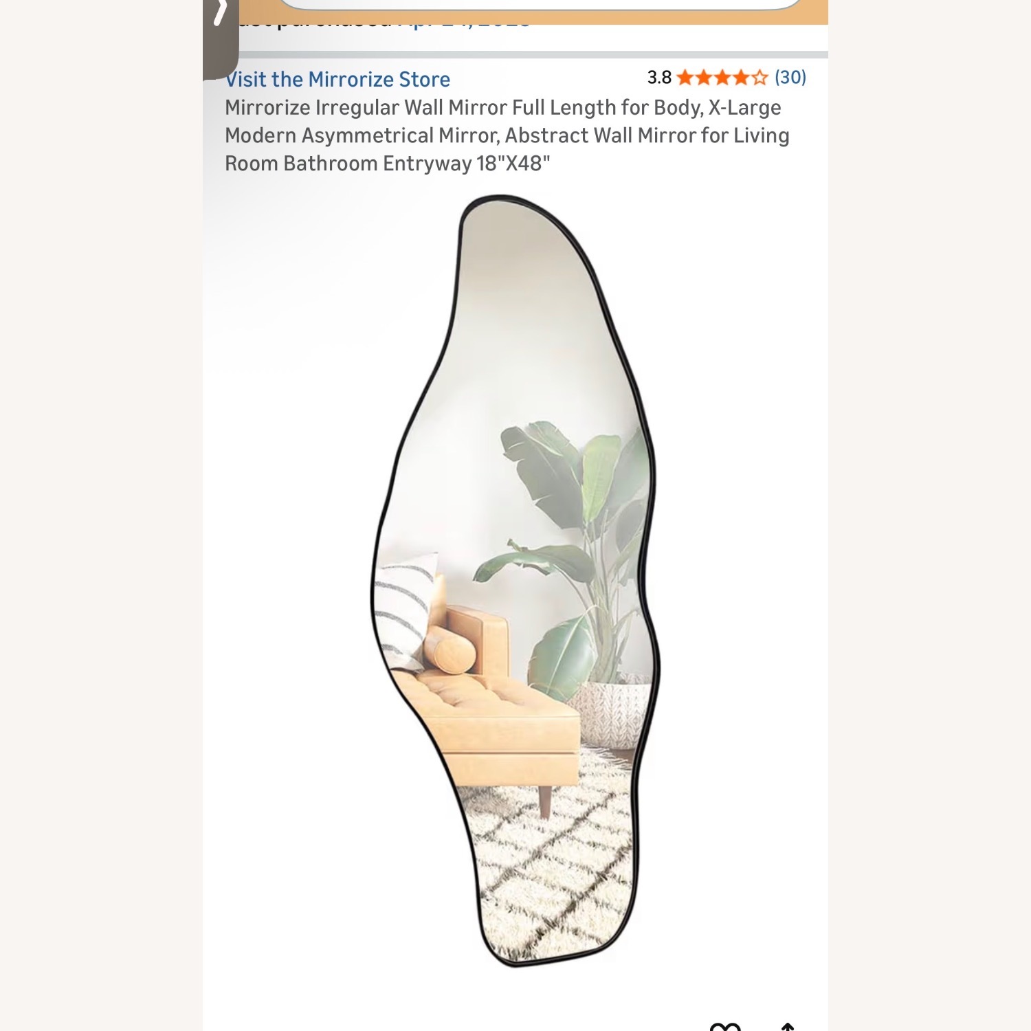 Irregular Puddle Mirrors (48x18) - image-3