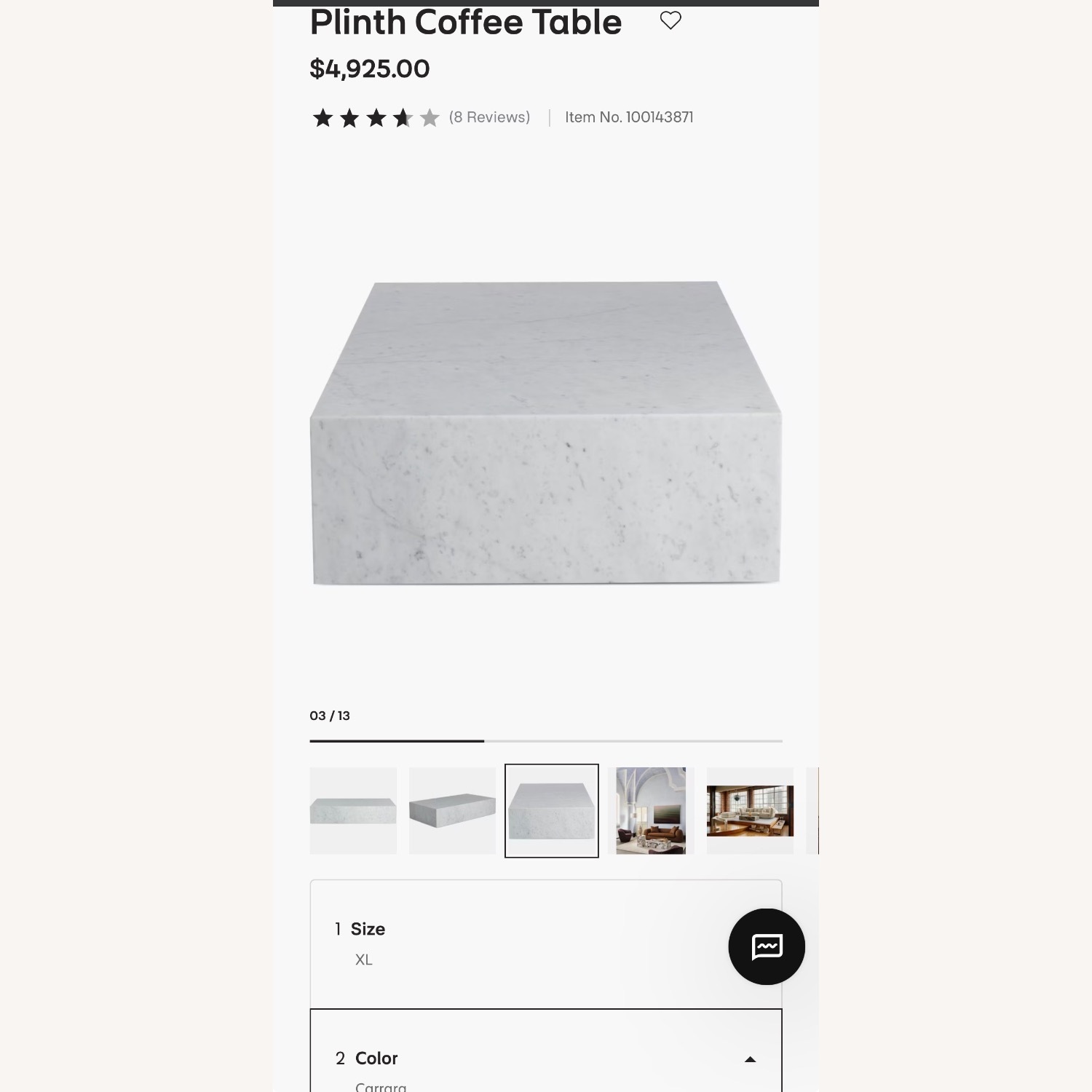 Design Within Reach Plinth Coffee Table - image-3