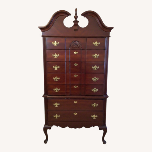 Used Vintage/Antique Dark Brown Armoire for sale on AptDeco