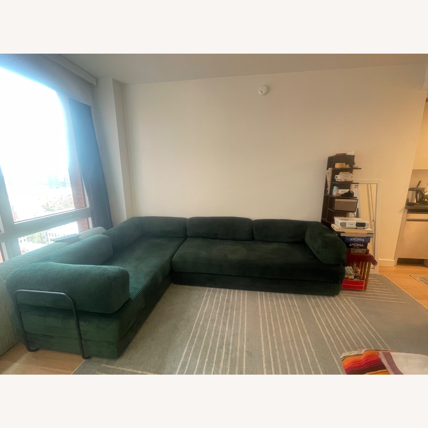 Green Modular Sleeping Sofa - image-1