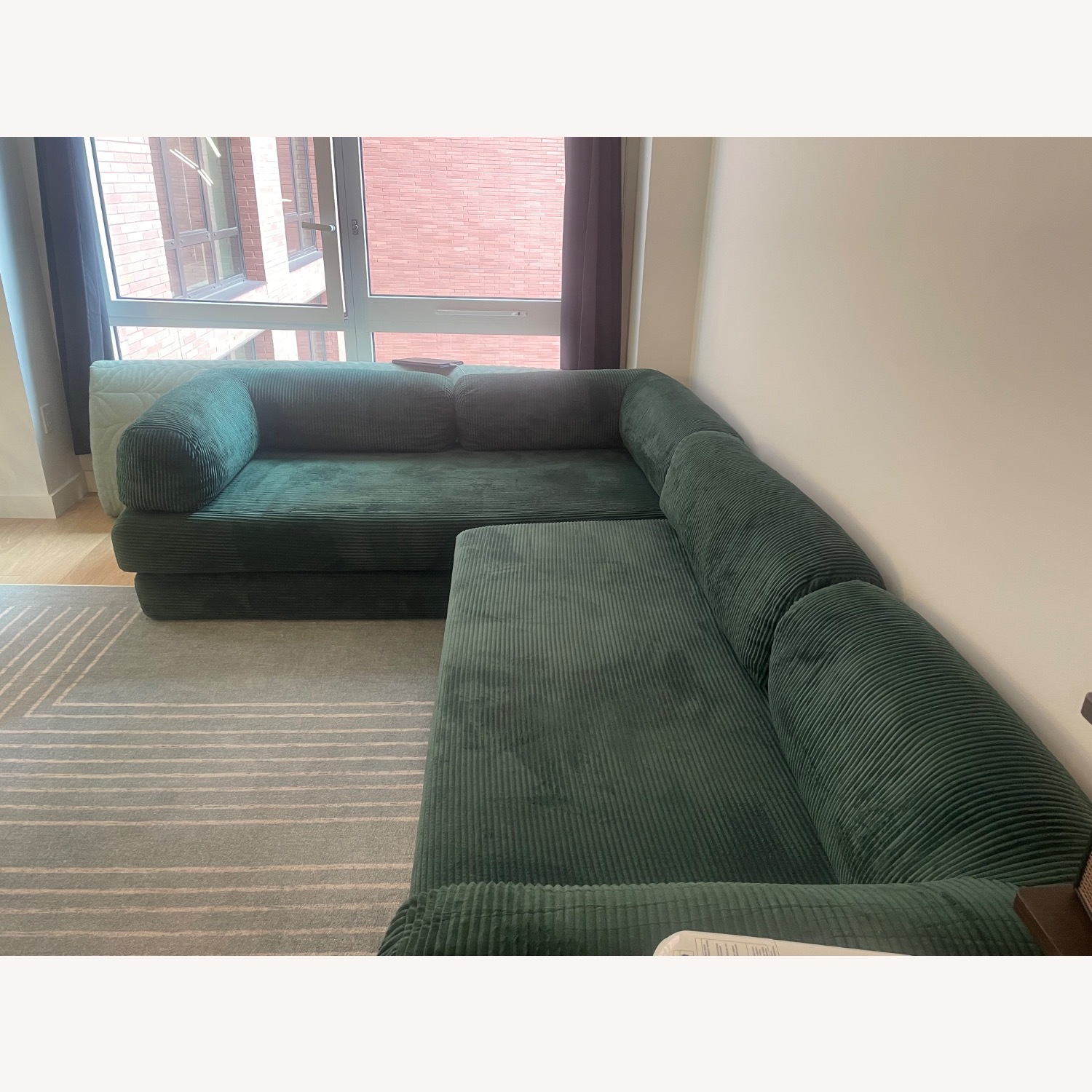 Green Modular Sleeping Sofa - image-2