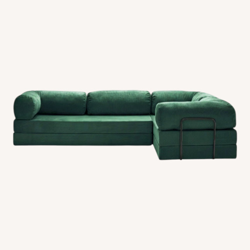 Used Green Modular Sleeping Sofa for sale on AptDeco