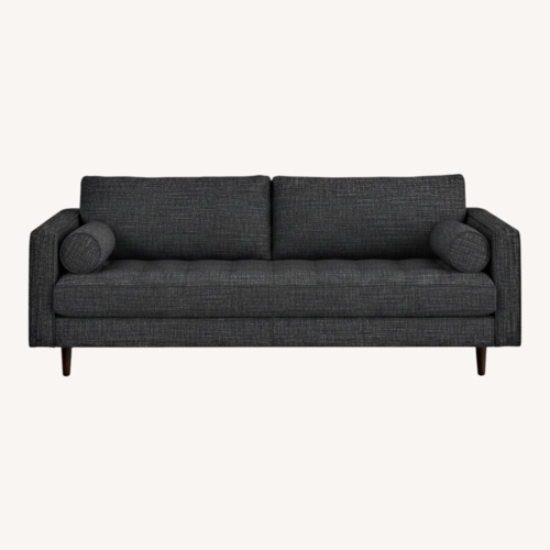 Used Article Sven Blue Fabric 3+ Seater Sofa for sale on AptDeco