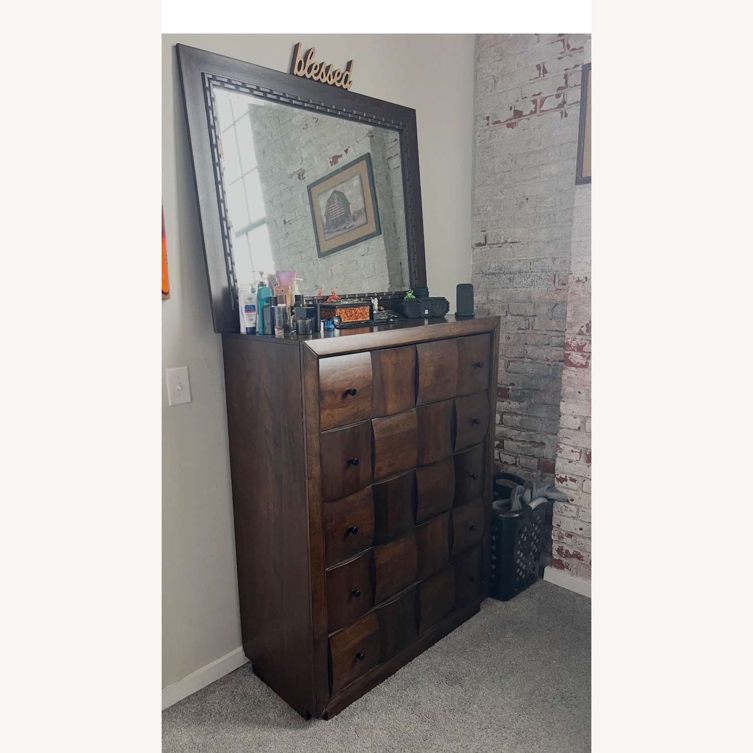 Raymour & Flanigan Jovie Dark Brown Dresser - image-3