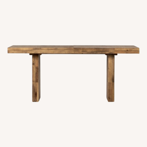 Used West Elm Emerson Reclaimed Wood Dining Table Set for sale on AptDeco