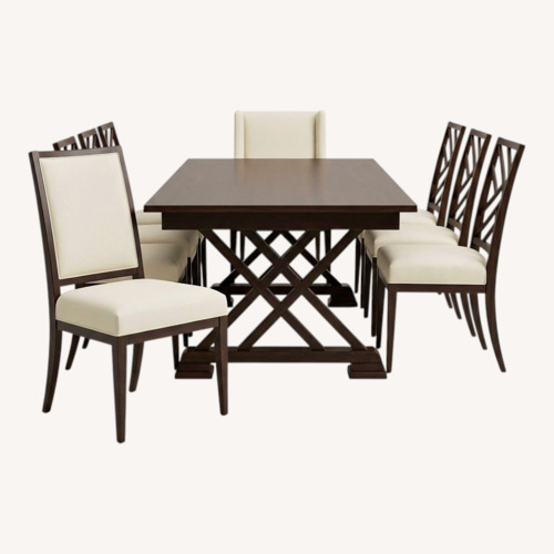 Used Stanley Contiuum Dark Brown Wood Dining Sets for sale on AptDeco