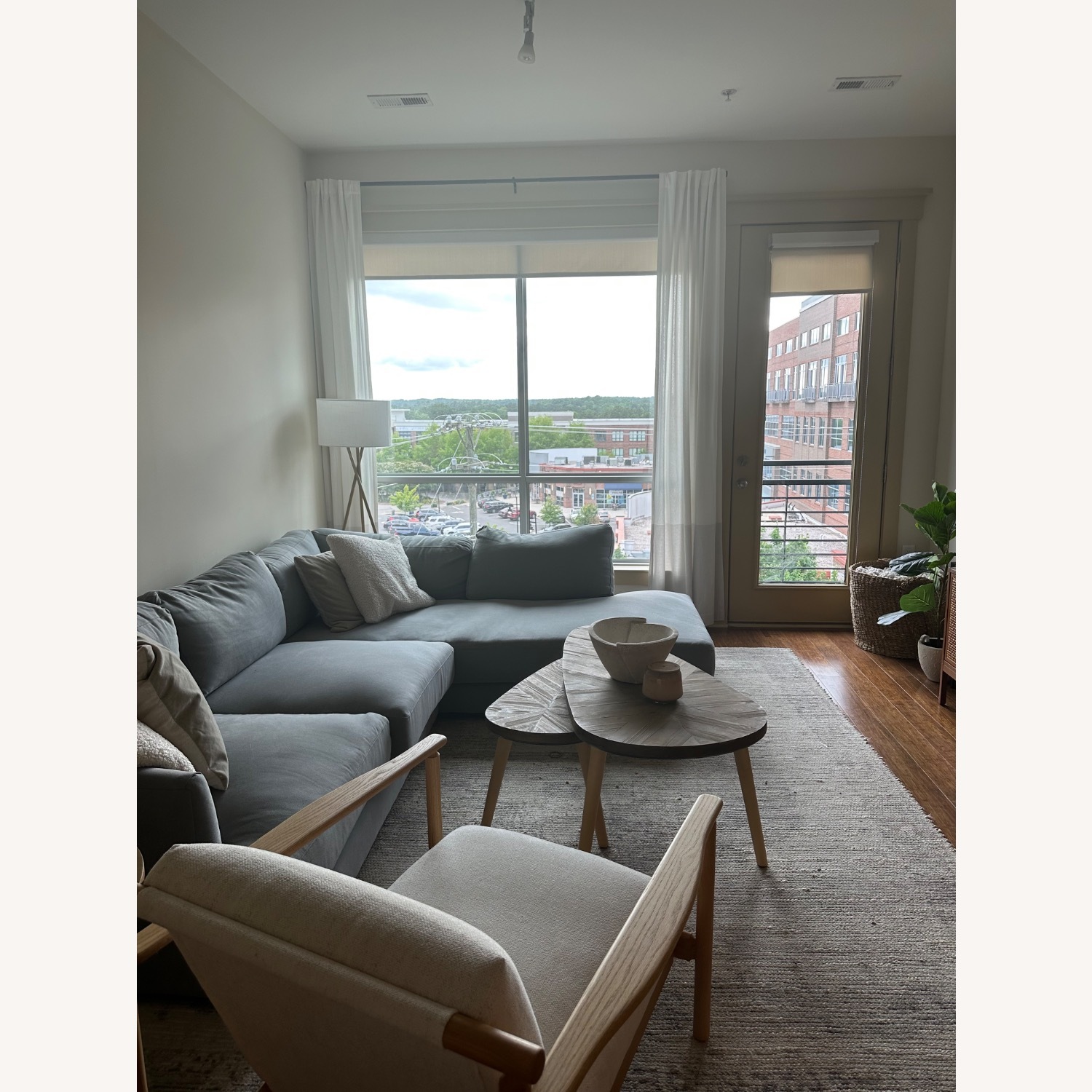 West Elm 2 Piece Sectional - image-10