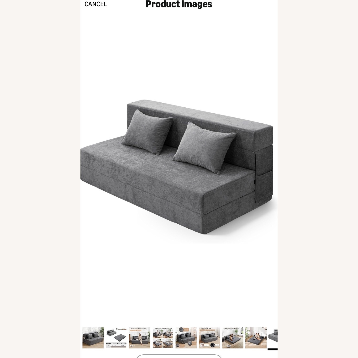 Convertible Futon Bed  - image-3