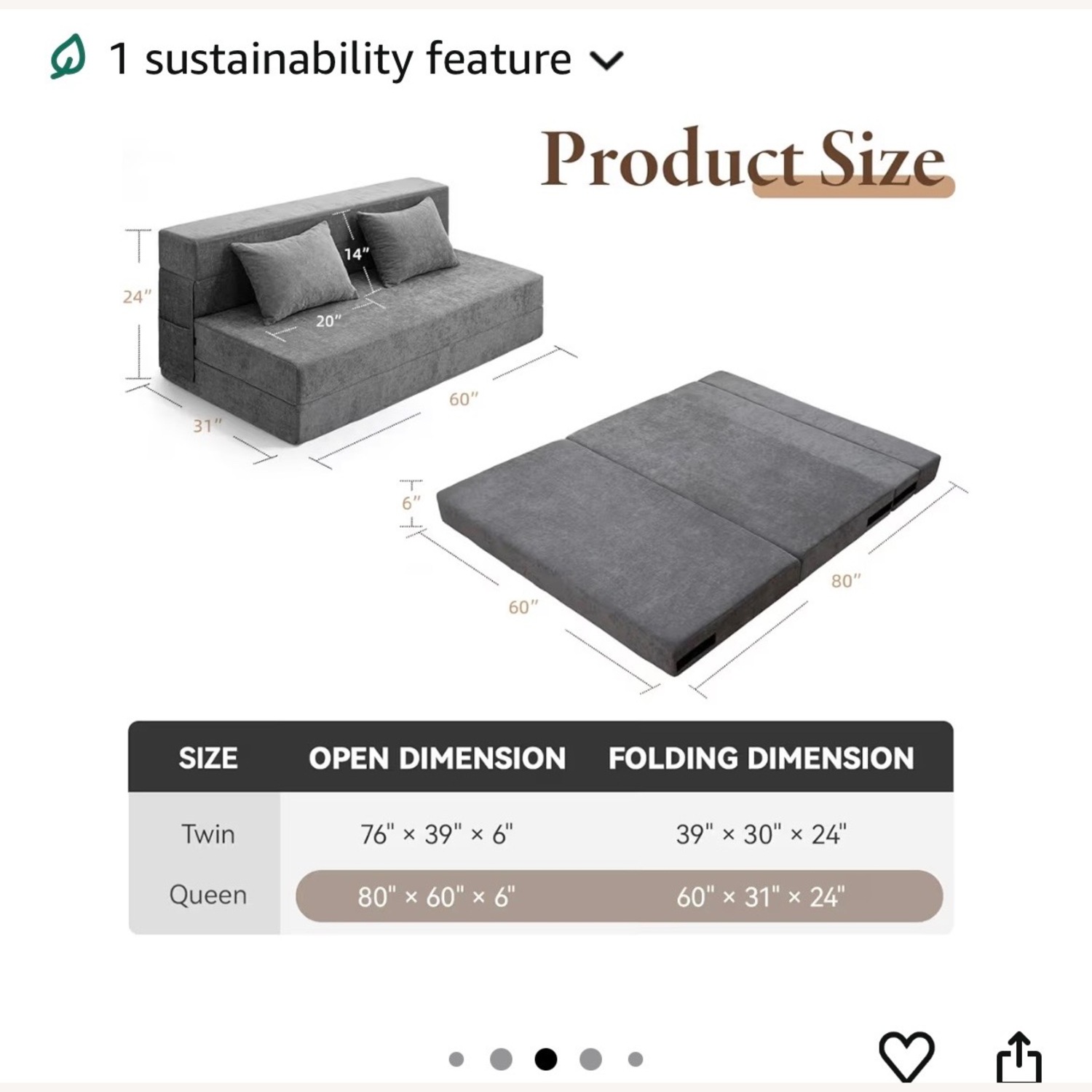Convertible Futon Bed  - image-2