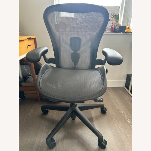 Used Herman Miller Aeron Black Office Chair for sale on AptDeco