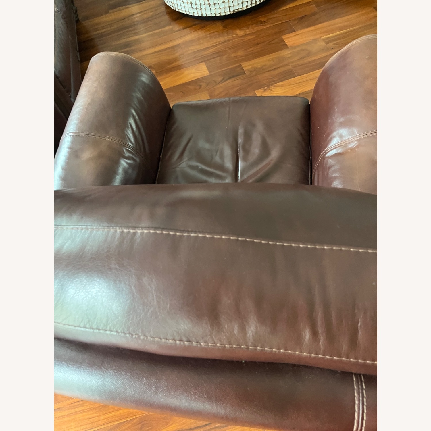 Chateau D'ax Dark Brown Recliner - image-3