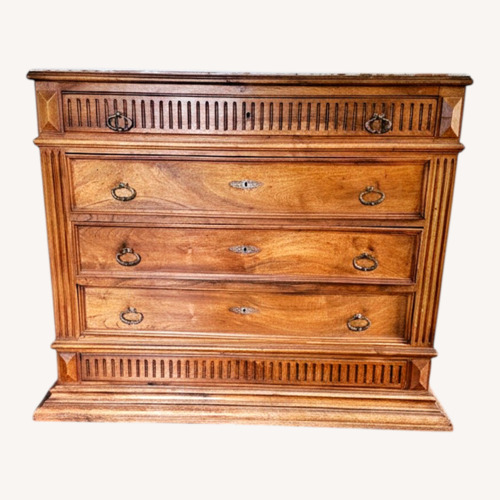 Used Vintage/Antique Wood & Marble Dresser for sale on AptDeco