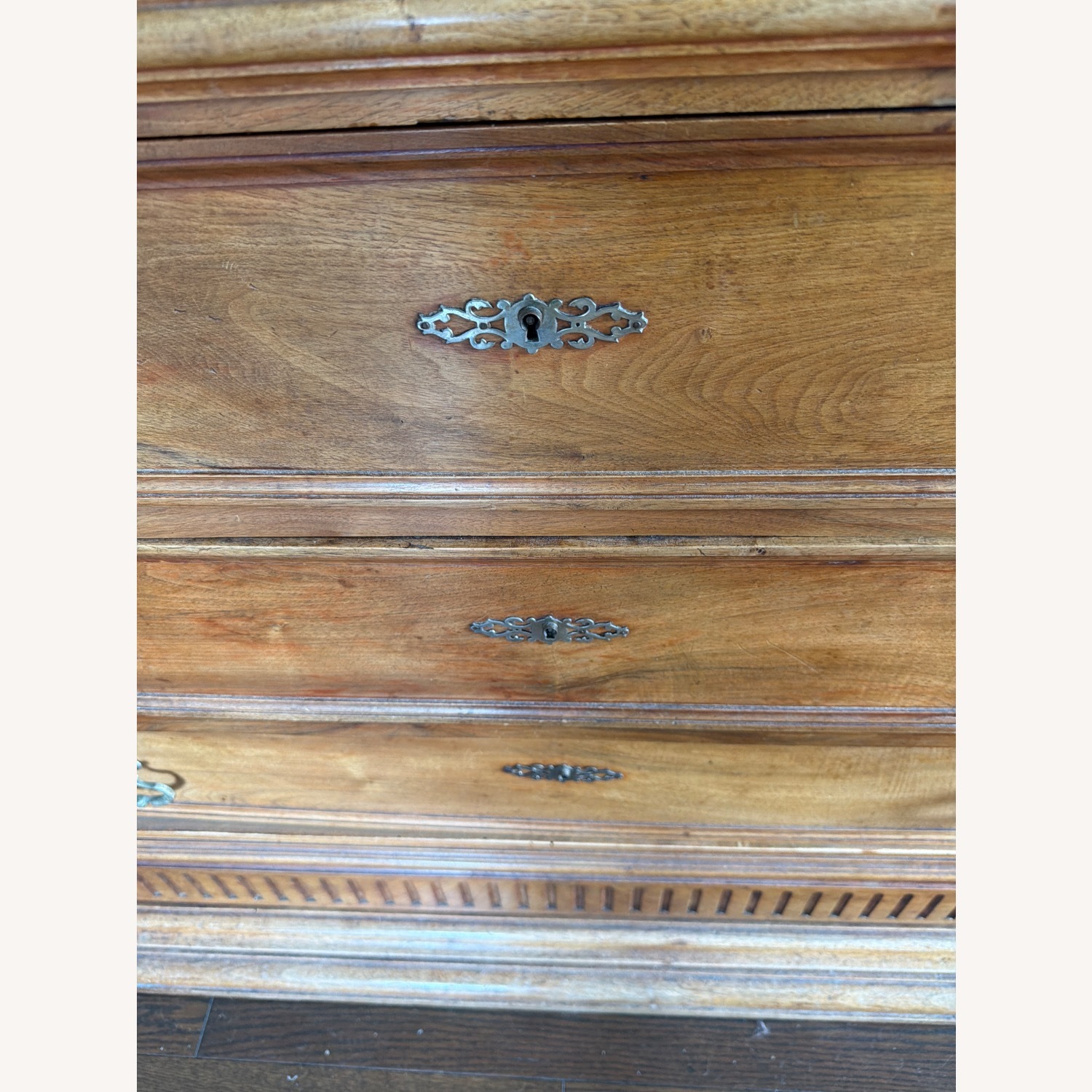 Vintage/Antique Wood & Marble Dresser - image-7