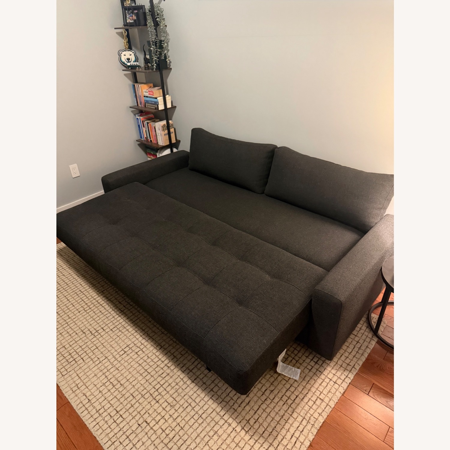 CB2 Claremont Dark Grey Sleeper Sofa Queen - image-5