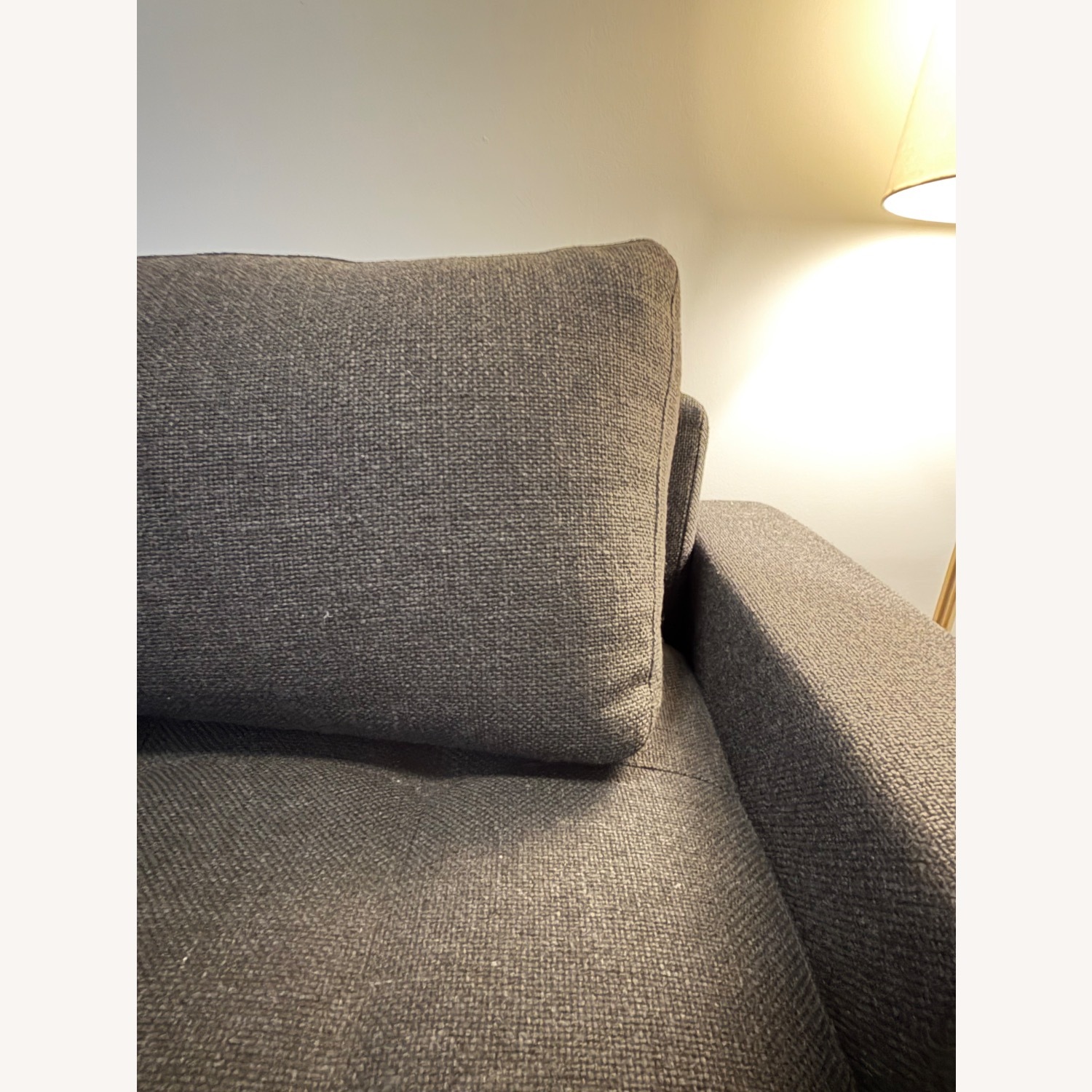CB2 Claremont Dark Grey Sleeper Sofa Queen - image-8