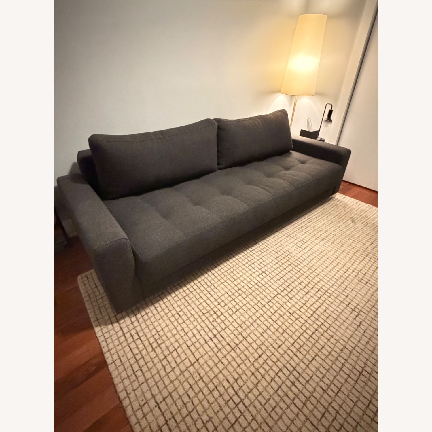 CB2 Claremont Dark Grey Sleeper Sofa Queen - image-3