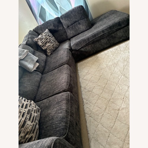 Used Better Homes and Garden Dark Gray Sectional Couch for sale on AptDeco