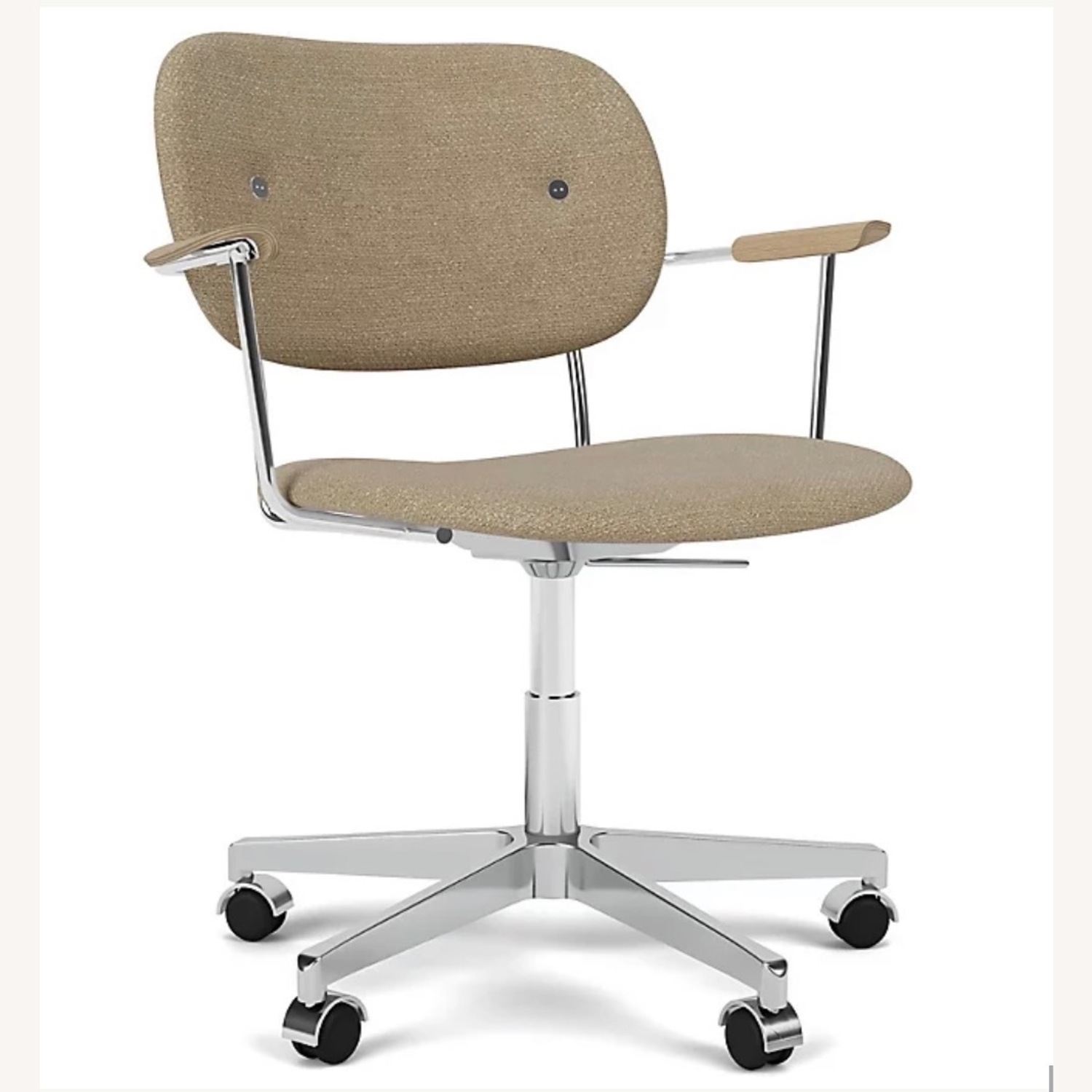 Audo Copenhagen Natural Fabric Office Chair - image-3