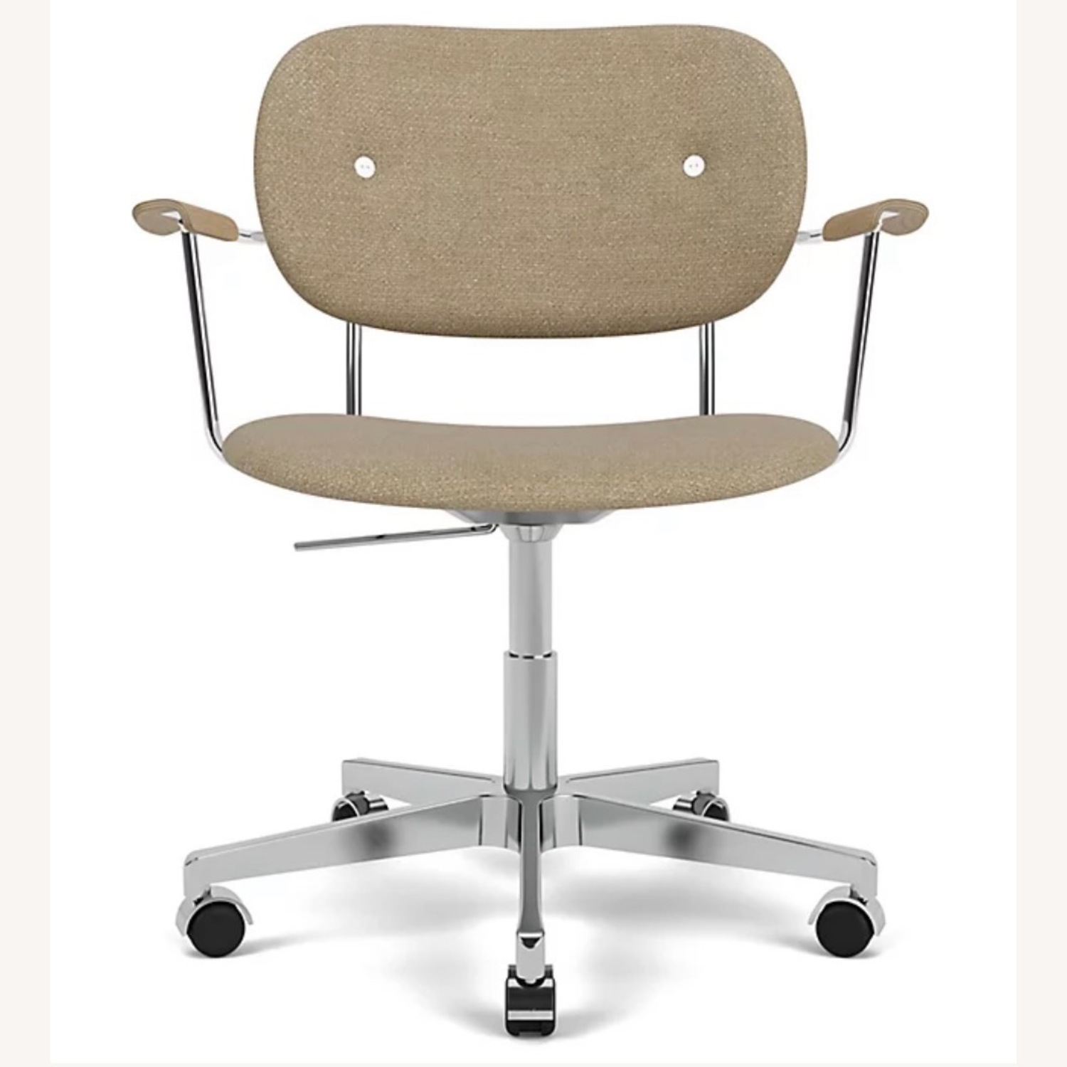 Audo Copenhagen Natural Fabric Office Chair - image-1
