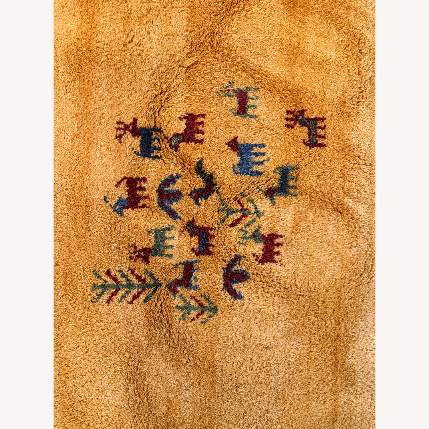 Brink & Campman Yellow Wool Area Rug 8.5' x 11.4' - image-6
