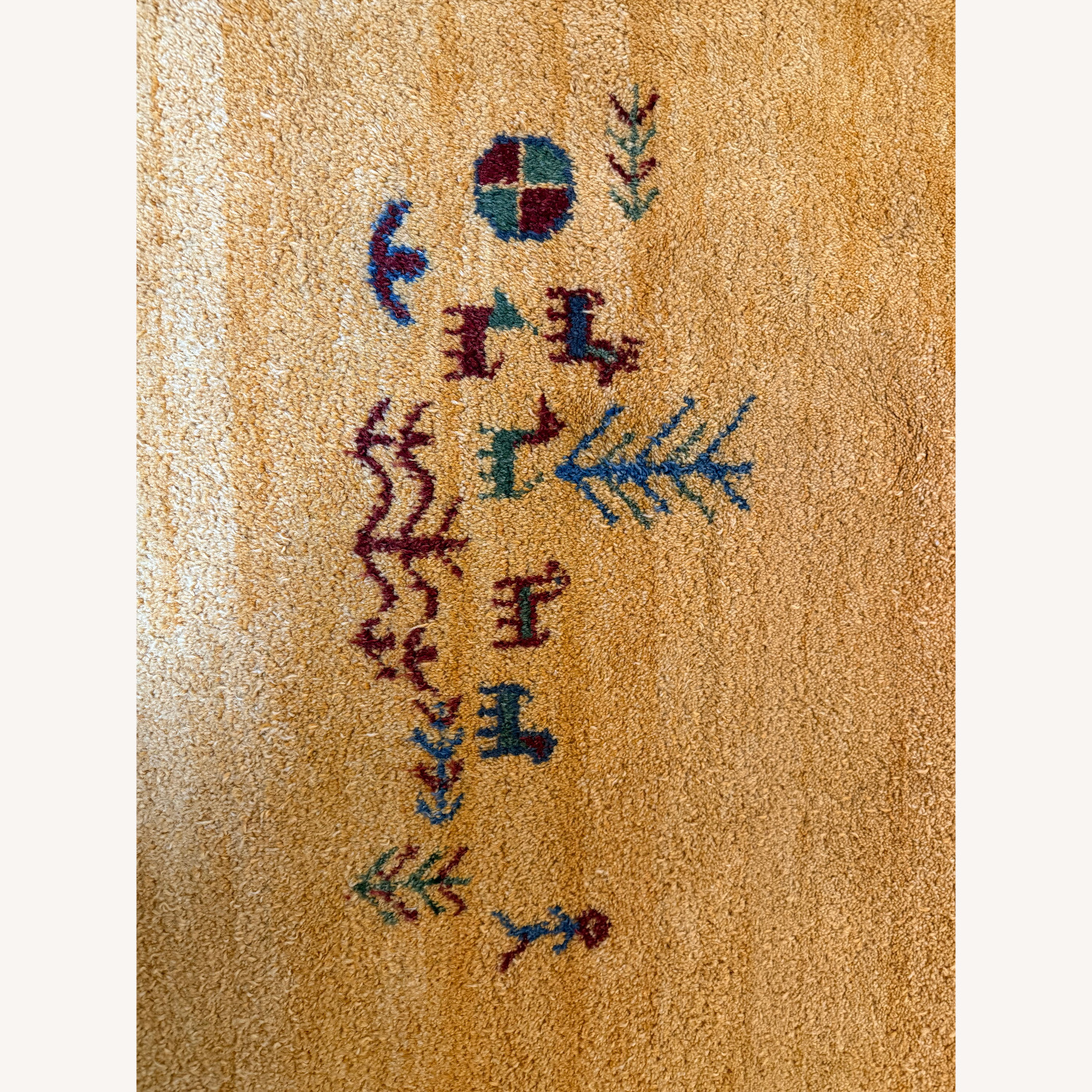 Brink & Campman Yellow Wool Area Rug 8.5' x 11.4' - image-5