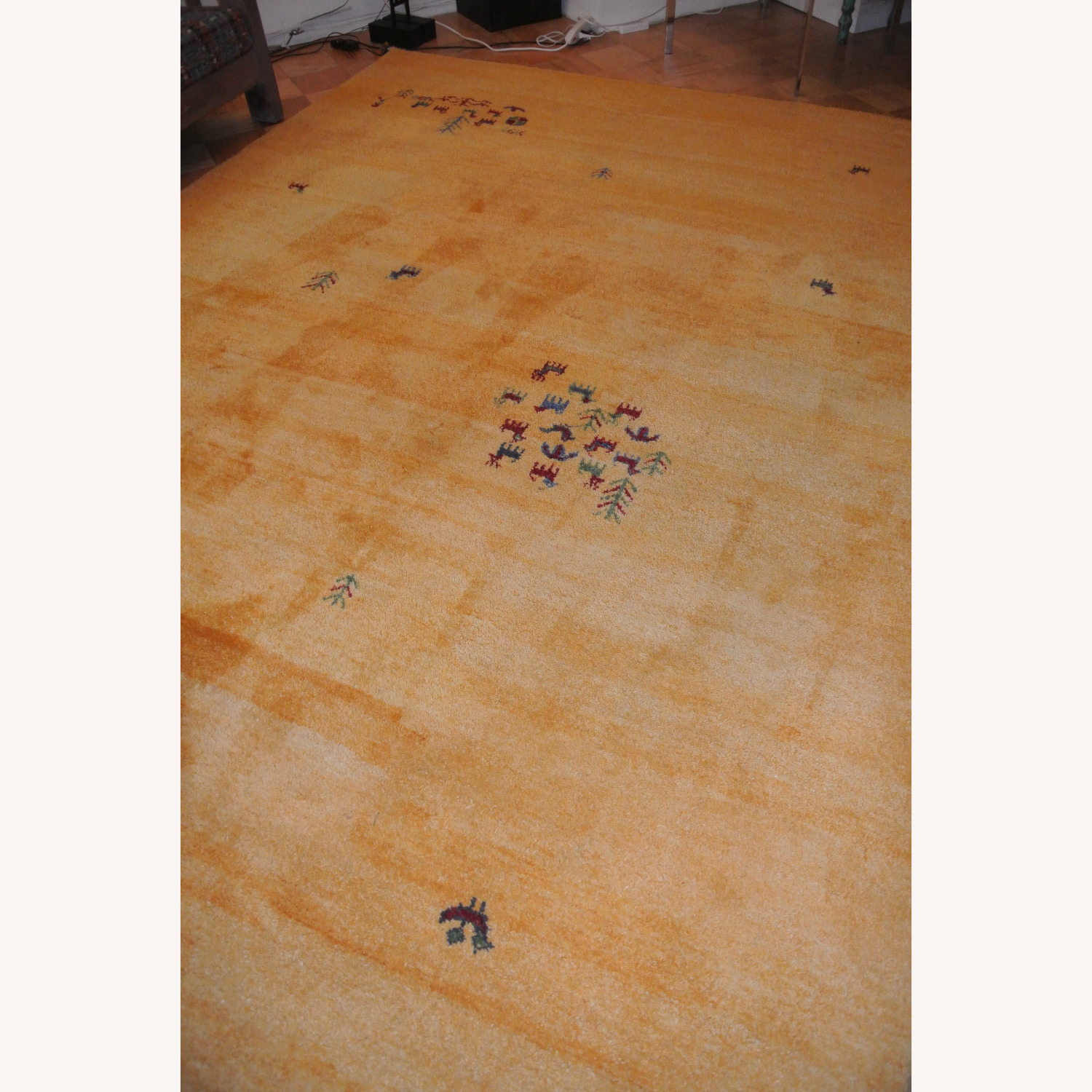 Brink & Campman Yellow Wool Area Rug 8.5' x 11.4' - image-8