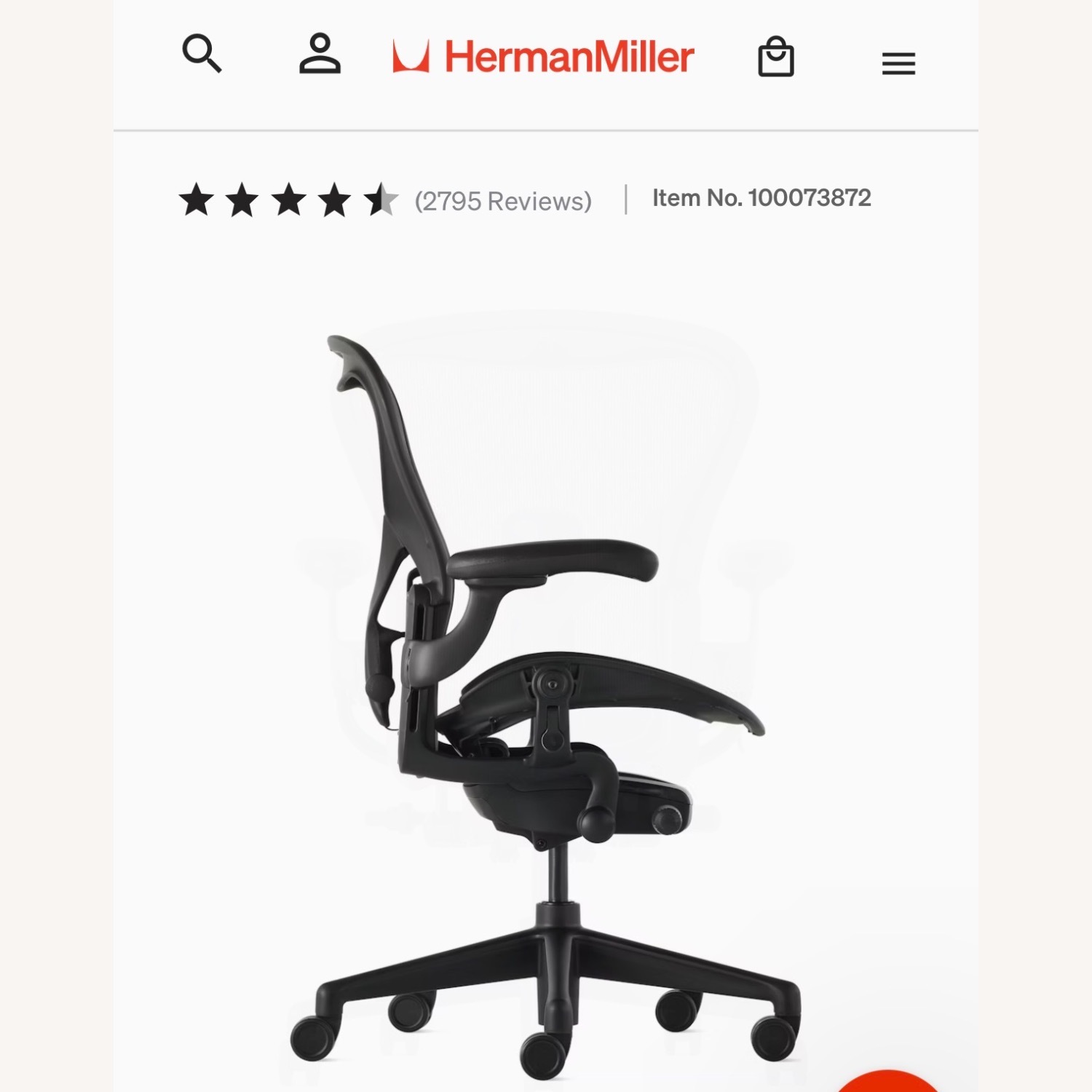 Herman Miller Aeron Chair with Headrest  - image-5