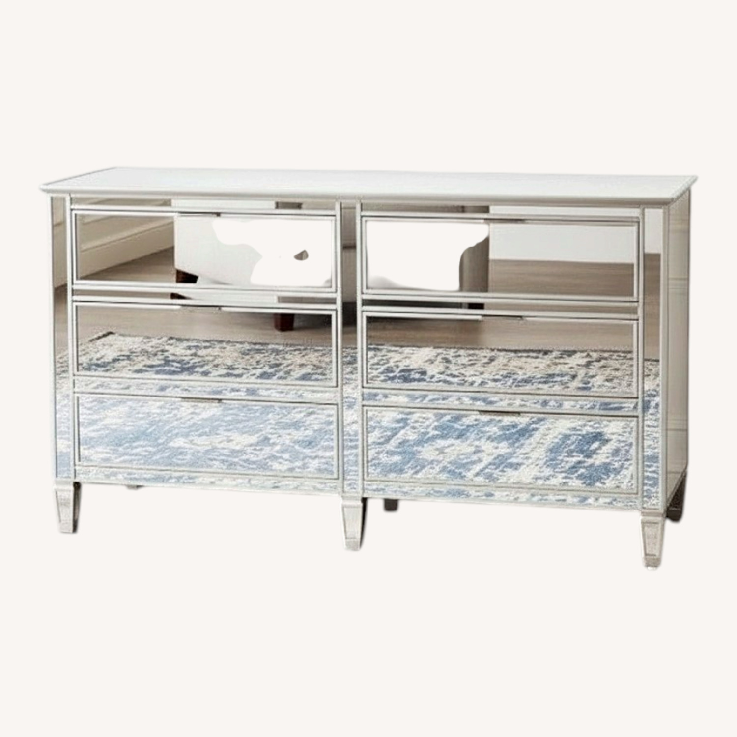 Pottery Barn Park Extra Wide Mirrored Dresser - image-6