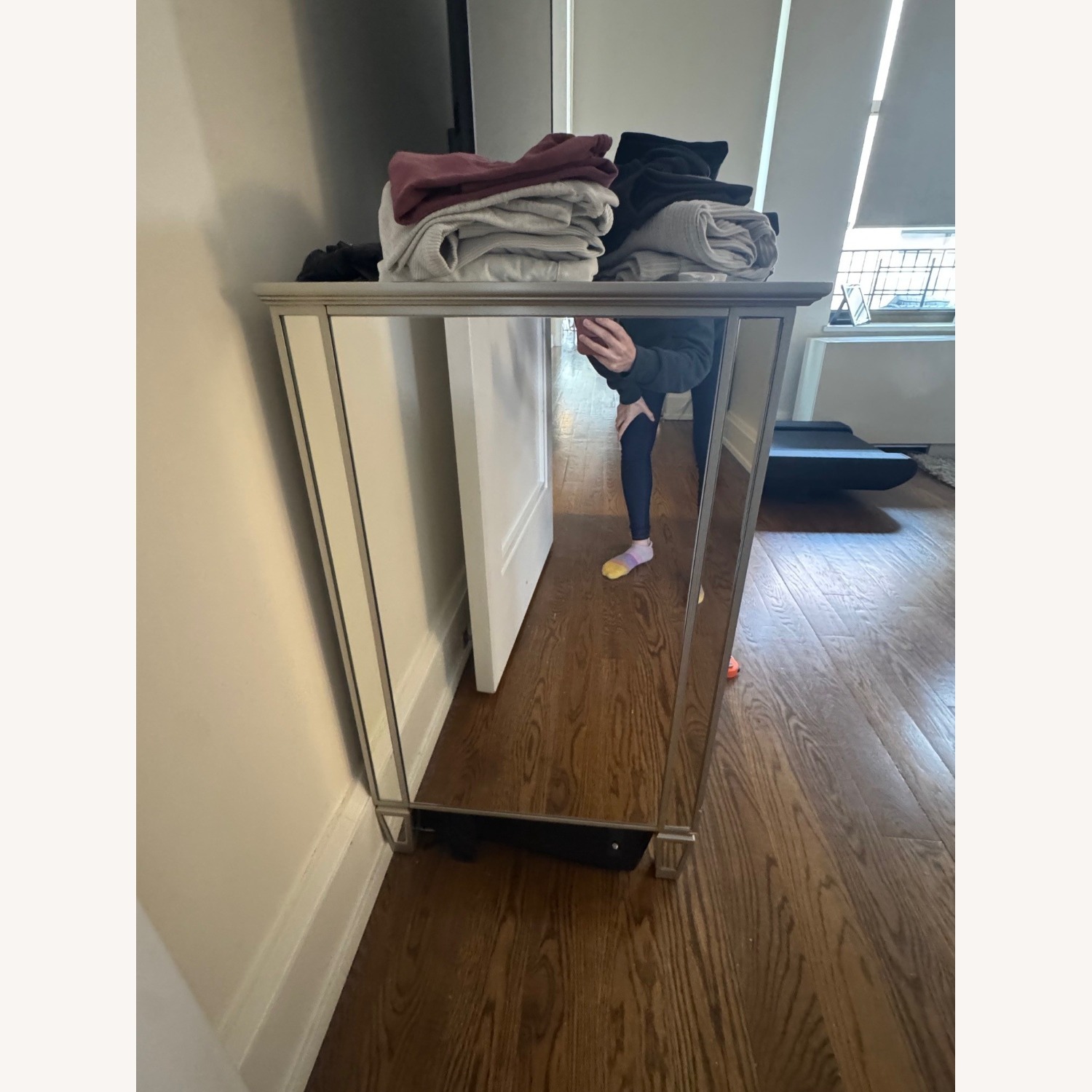 Pottery Barn Park Extra Wide Mirrored Dresser - image-2