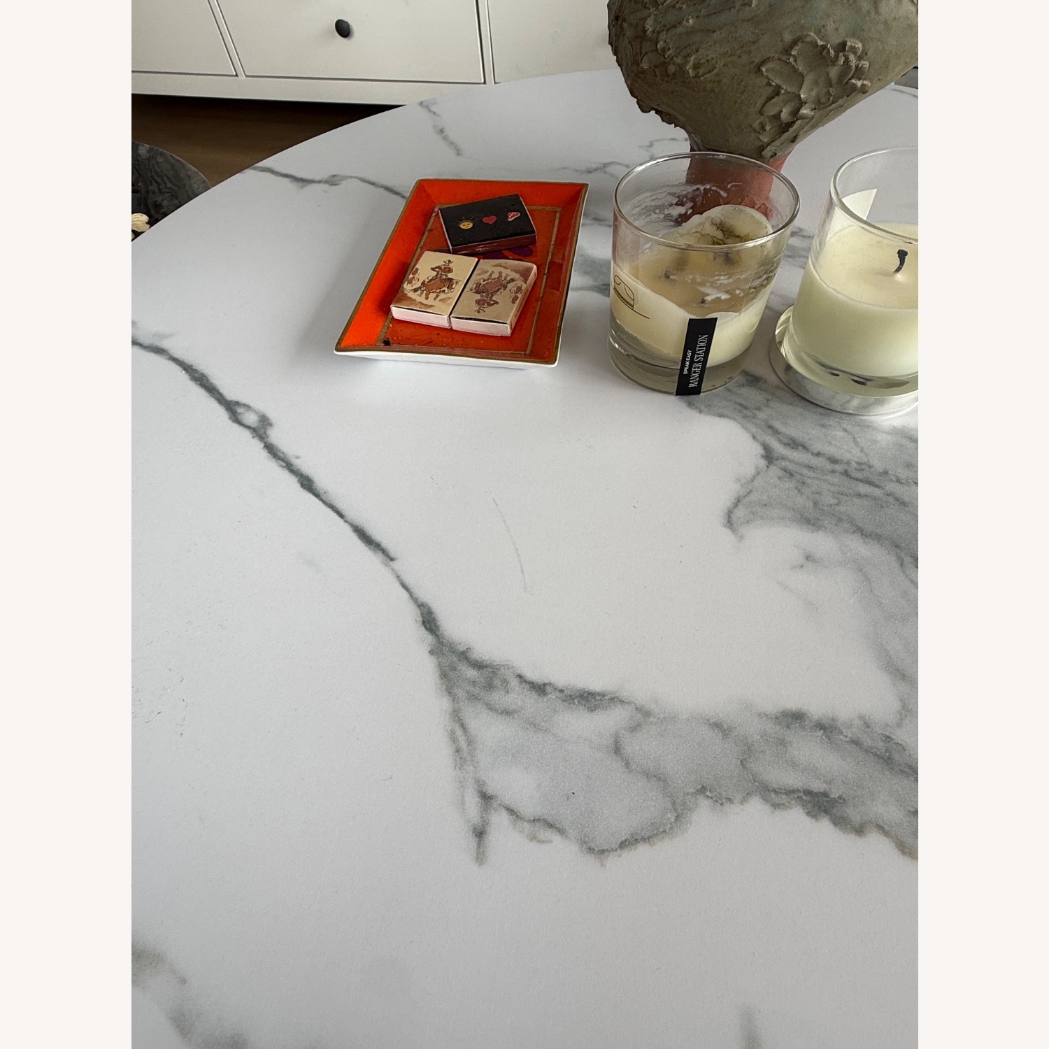 Wayfair White Marble Coffee Table - image-3