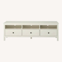 IKEA White Wood Media Storage