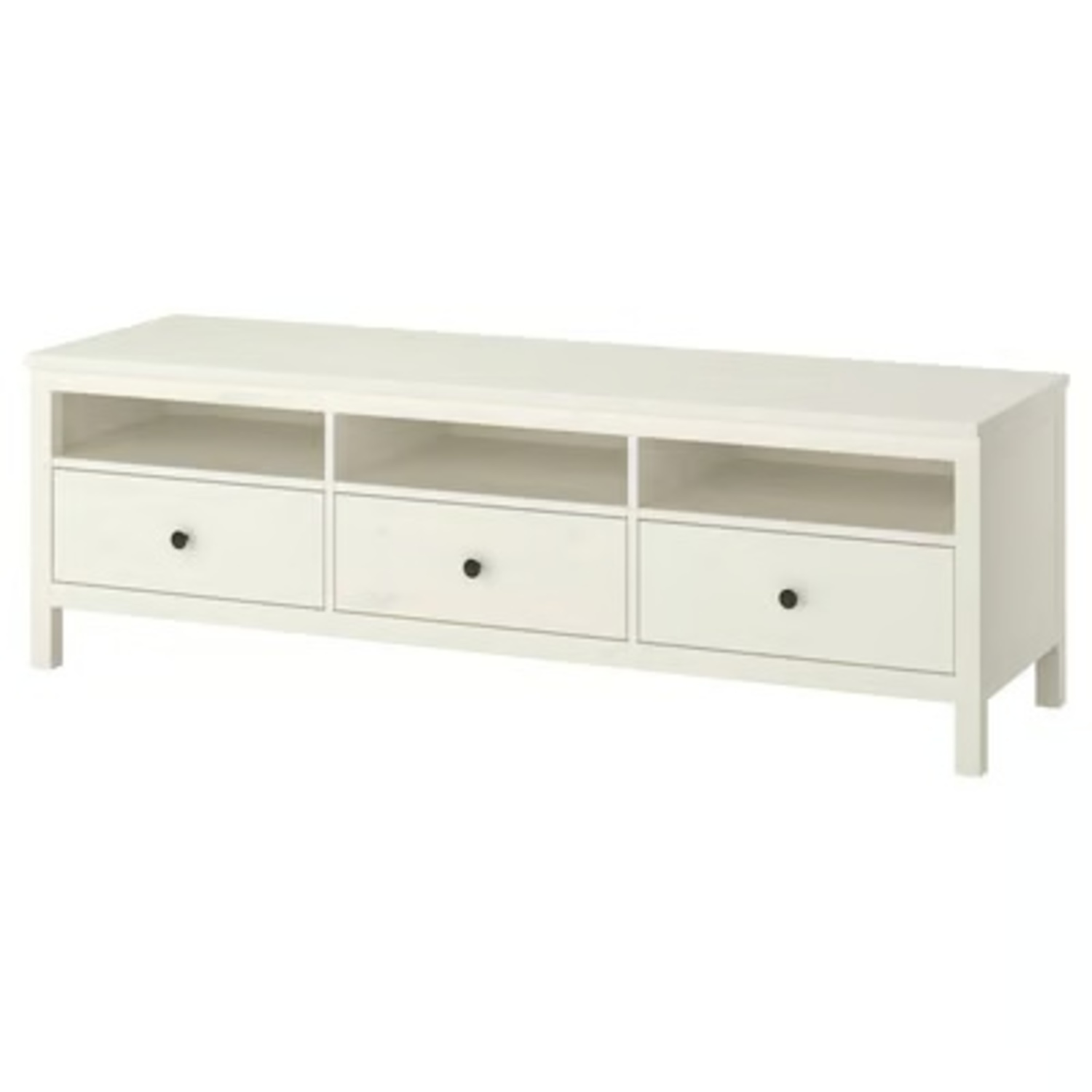 IKEA White Wood Media Storage - image-5