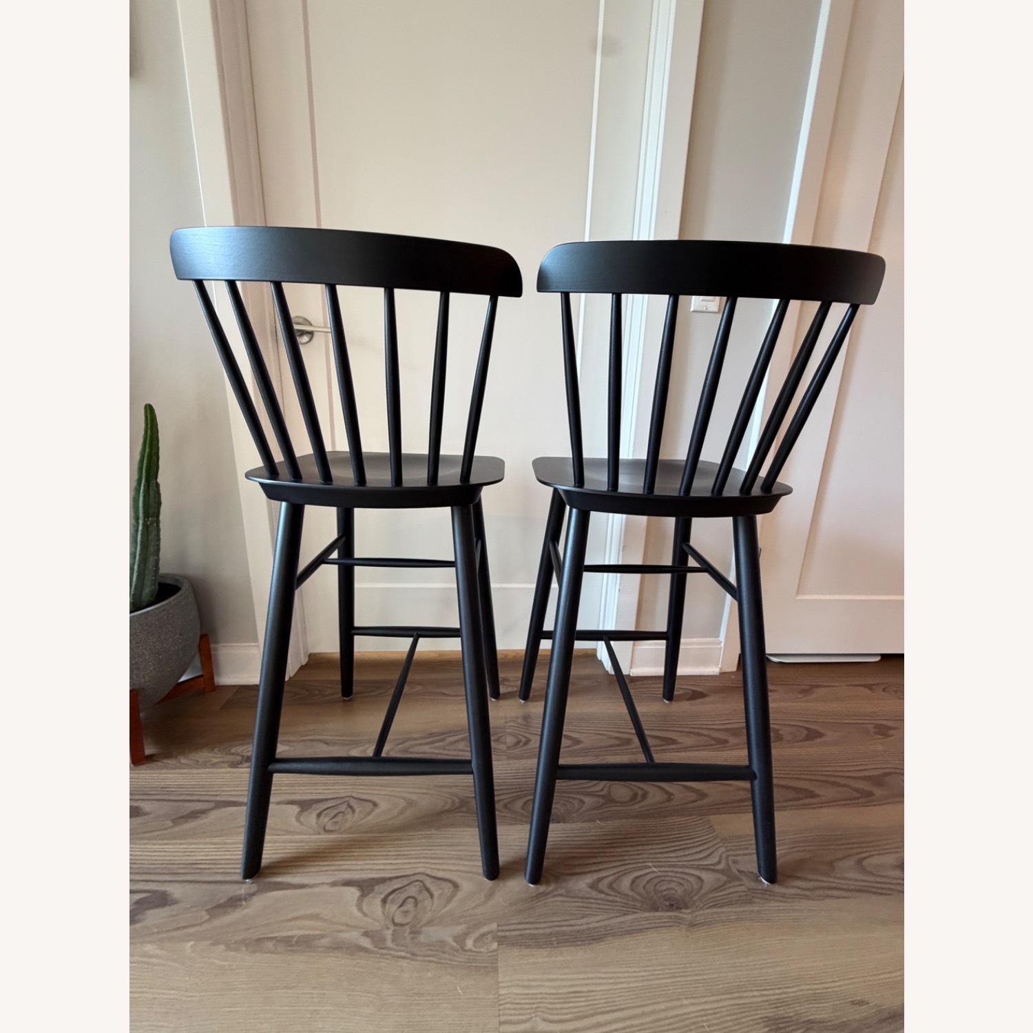 Ton Black Salt Stools Set of 2 - image-2