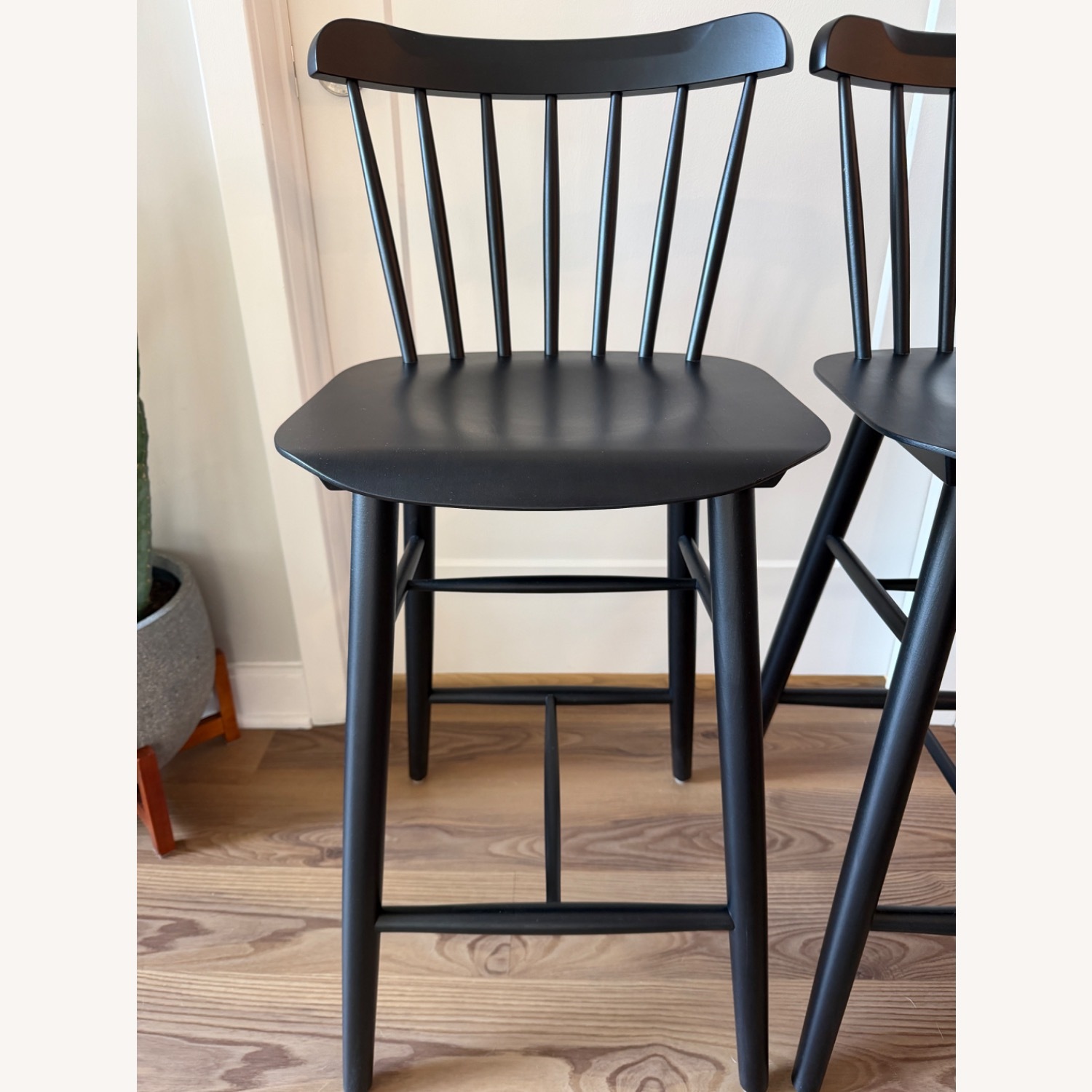 Ton Black Salt Stools Set of 2 - image-5