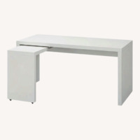 IKEA White Wood Desk