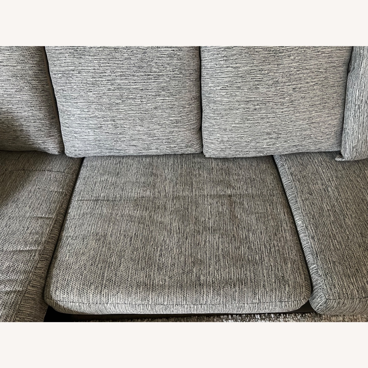 Hughes Furniture Black Leather 3+ Piece Sectional - image-4