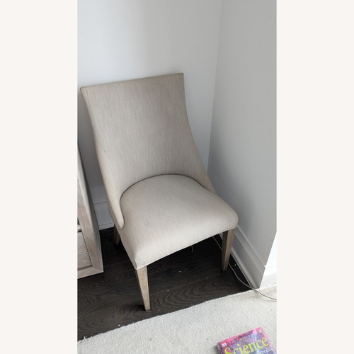 Used Restoration Hardware Ella Fabric Dining Side Chair for sale on AptDeco