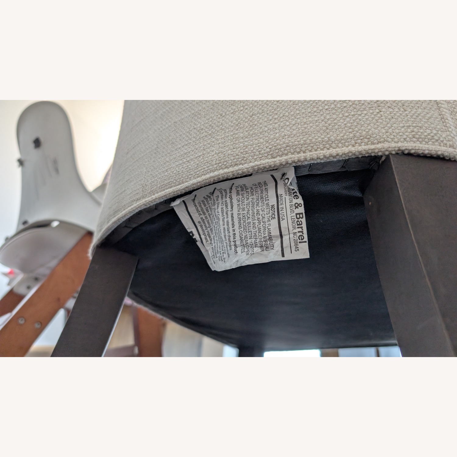 Restoration Hardware Ella Fabric Dining Side Chair - image-4