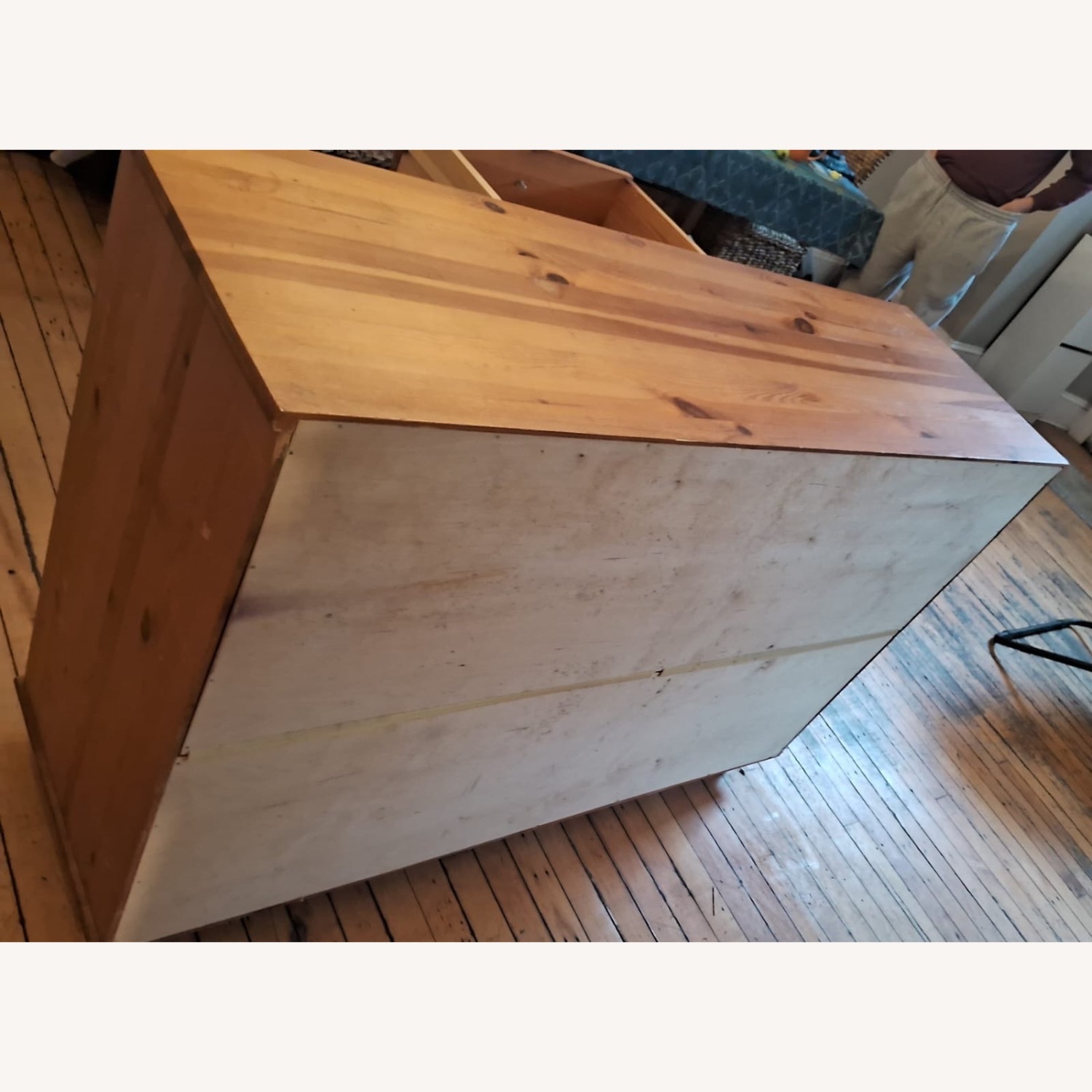 Natural Wood Chest - image-1