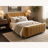 Restoration Hardware Valentina Upholstered Bed — Queen