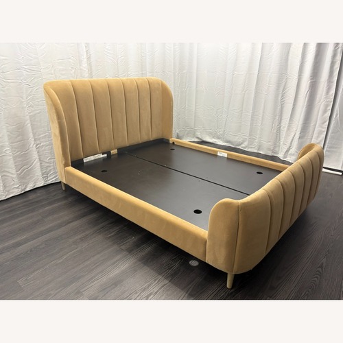 Used Restoration Hardware Valentina Upholstered Bed — Queen for sale on AptDeco