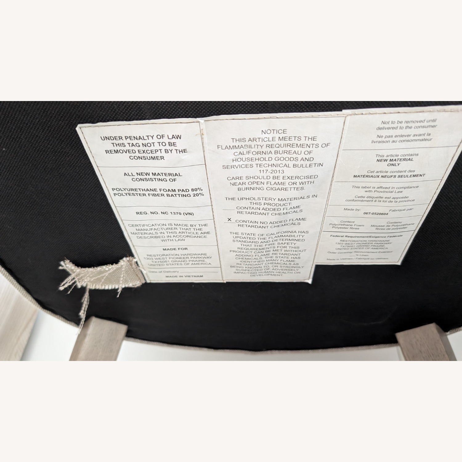 Crate & Barrel Dining Chairs - image-6