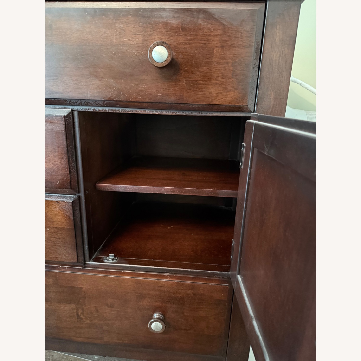 Bob's Discount 8 Drawer Dark Brown Dresser with Mirror - image-5