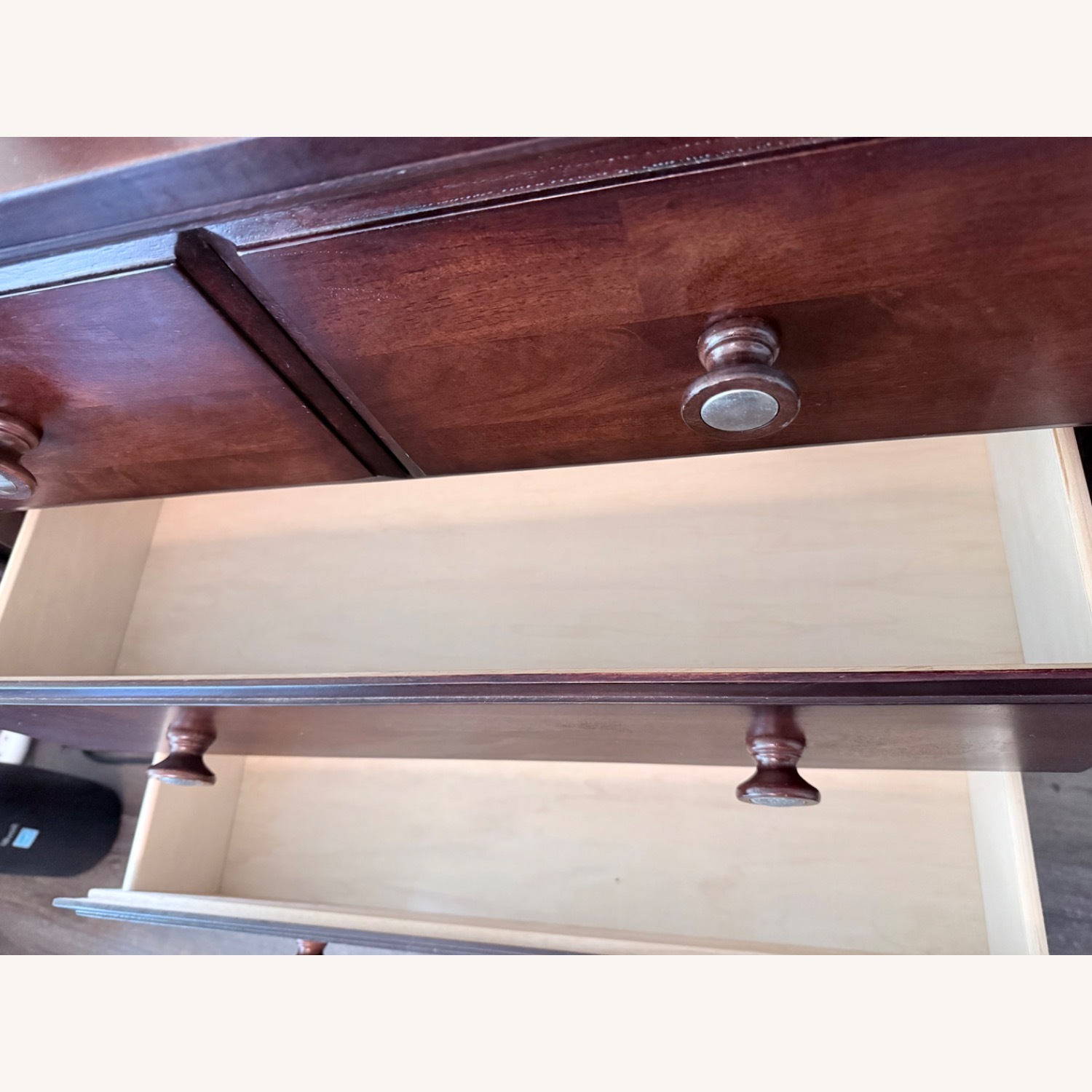 Bob's Discount 8 Drawer Dark Brown Dresser with Mirror - image-4