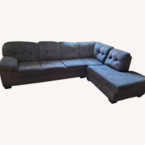 Used Gray 3-Piece Sectional for sale on AptDeco