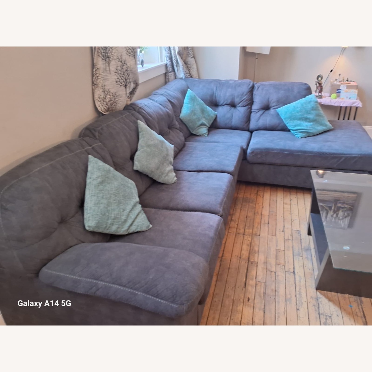 Gray 3-Piece Sectional - image-2